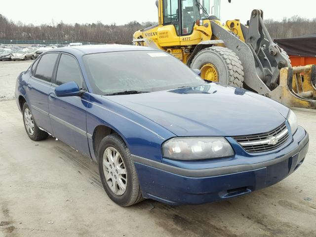 2G1WF52E759169226 - 2005 CHEVROLET IMPALA BLUE photo 1