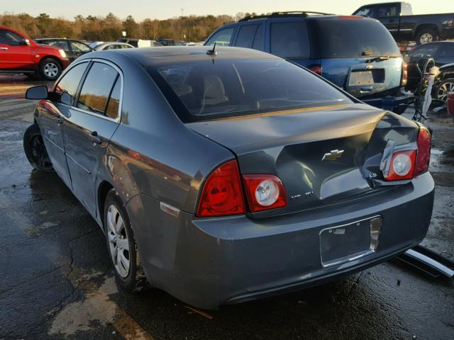 1G1ZG57B484235568 - 2008 CHEVROLET MALIBU LS GRAY photo 3