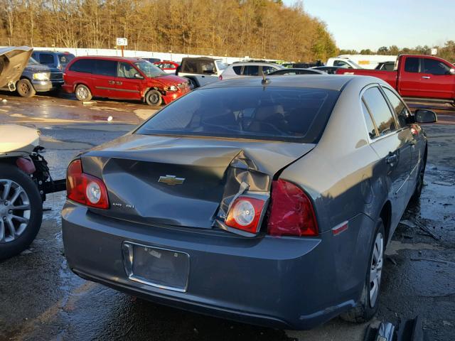 1G1ZG57B484235568 - 2008 CHEVROLET MALIBU LS GRAY photo 4