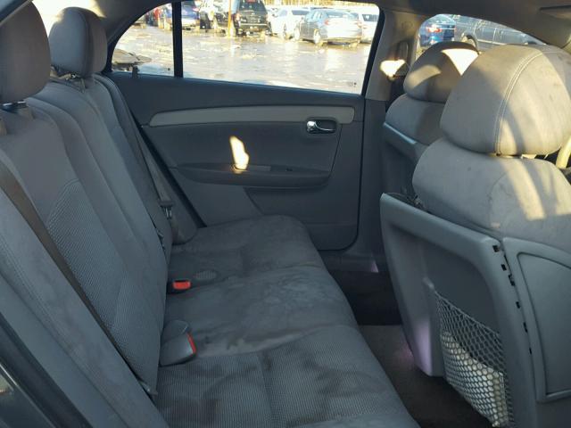 1G1ZG57B484235568 - 2008 CHEVROLET MALIBU LS GRAY photo 6