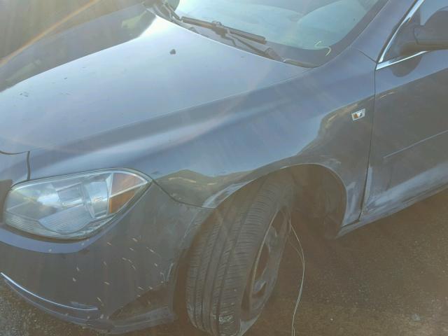1G1ZG57B484235568 - 2008 CHEVROLET MALIBU LS GRAY photo 9