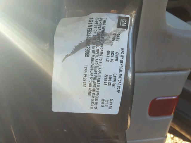 1G1NE52J42M629095 - 2002 CHEVROLET MALIBU LS 棕色 照片 10