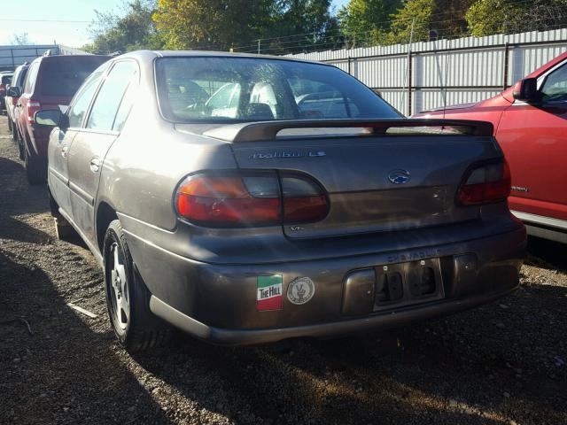 1G1NE52J42M629095 - 2002 CHEVROLET MALIBU LS 棕色 照片 3