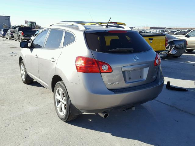 JN8AS58T28W008270 - 2008 NISSAN ROGUE S GRAY photo 3