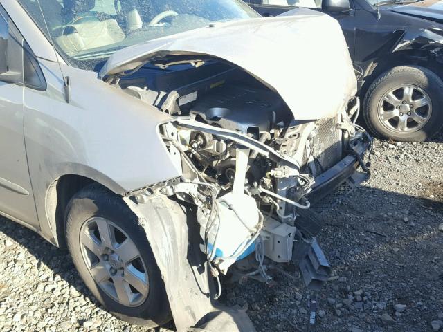 5TDZK23C28S220428 - 2008 TOYOTA SIENNA CE GOLD photo 9