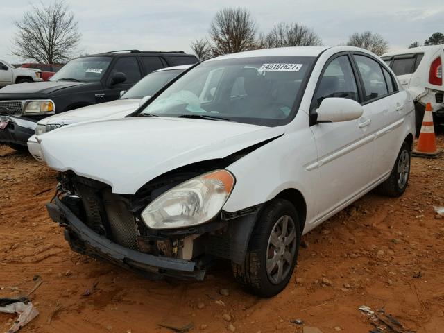 KMHCN46C78U217732 - 2008 HYUNDAI ACCENT GLS WHITE photo 2