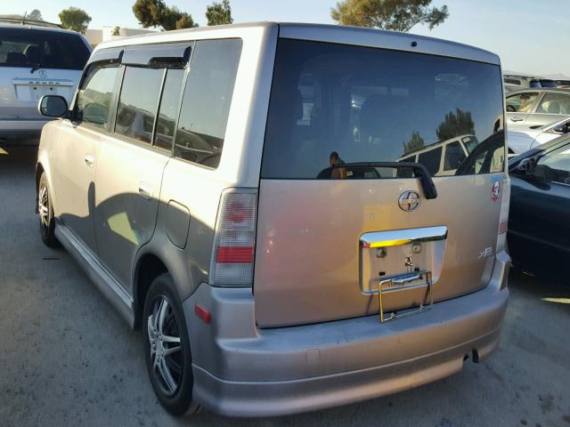 JTLKT324340149997 - 2004 TOYOTA SCION XB GRAY photo 3