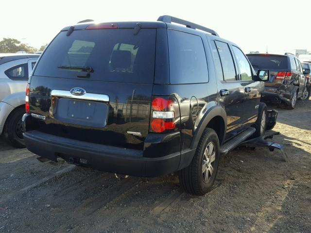 1FMEU63E37UB73336 - 2007 FORD EXPLORER X BLACK photo 4