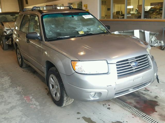 JF1SG63666H734939 - 2006 SUBARU FORESTER 2 SILVER photo 1