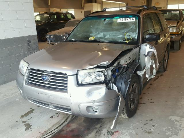 JF1SG63666H734939 - 2006 SUBARU FORESTER 2 SILVER photo 2