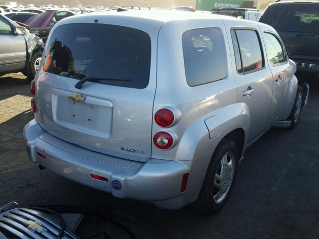 3GNCA13B39S579897 - 2009 CHEVROLET HHR LS SILVER photo 4