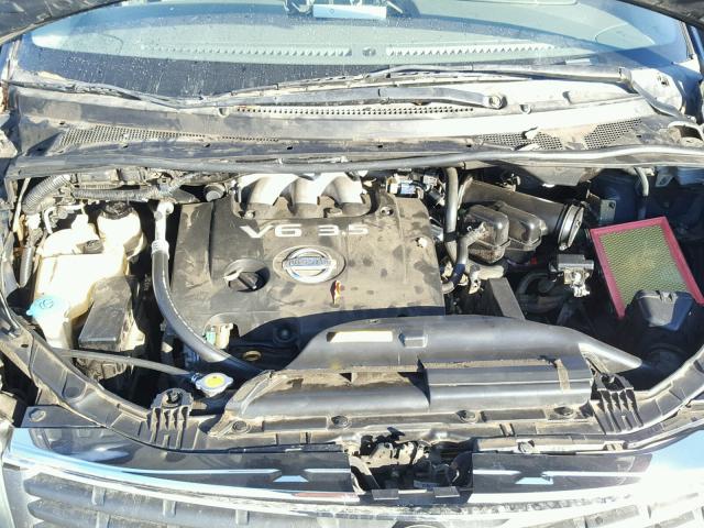 5N1BV28U57N104733 - 2007 NISSAN QUEST S BLUE photo 7