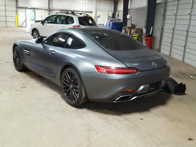 WDDYJ7JA3GA009687 - 2016 MERCEDES-BENZ AMG GT S GRAY photo 3