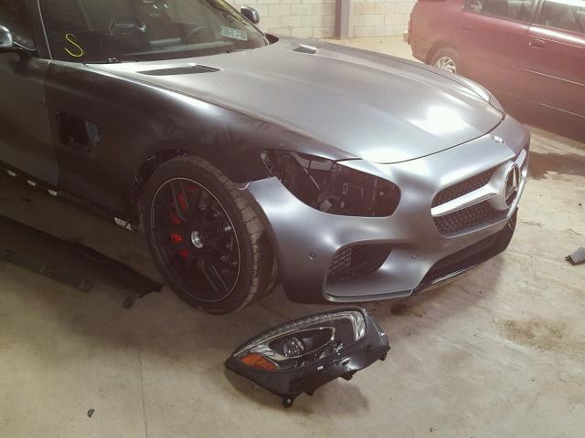 WDDYJ7JA3GA009687 - 2016 MERCEDES-BENZ AMG GT S GRAY photo 9