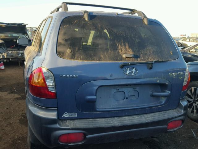 KM8SC13D33U342443 - 2003 HYUNDAI SANTA FE G BLUE photo 3