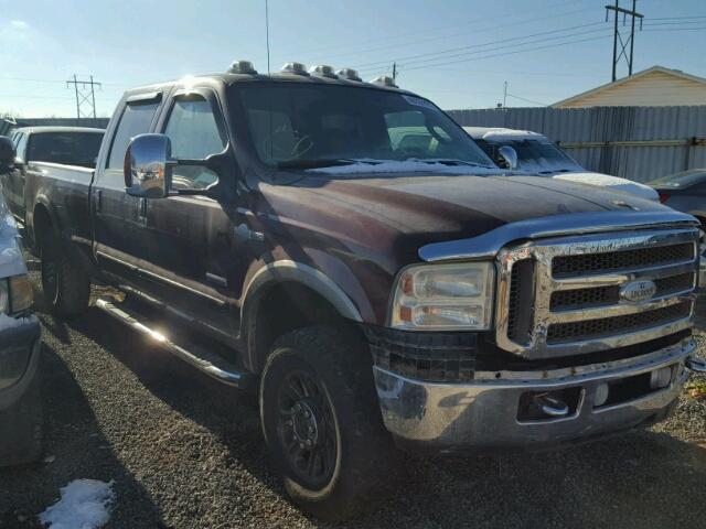 1FTSW21P36ED21590 - 2006 FORD F250 SUPER BURGUNDY photo 1