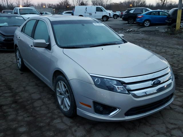 3FAHP0CG1AR102258 - 2010 FORD FUSION SEL SILVER photo 1