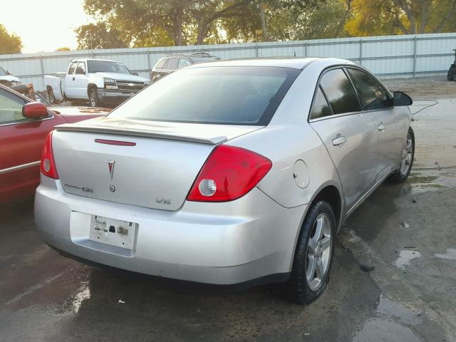 1G2ZG57N784175002 - 2008 PONTIAC G6 BASE SILVER photo 4