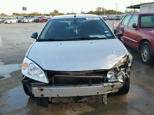 1G2ZG57N784175002 - 2008 PONTIAC G6 BASE SILVER photo 9