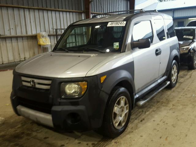 5J6YH18317L008885 - 2007 HONDA ELEMENT LX SILVER photo 2