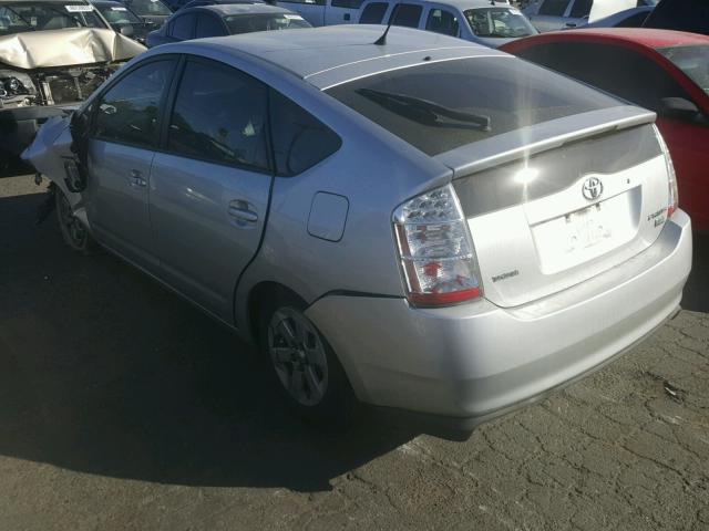 JTDKB20U677569096 - 2007 TOYOTA PRIUS SILVER photo 3