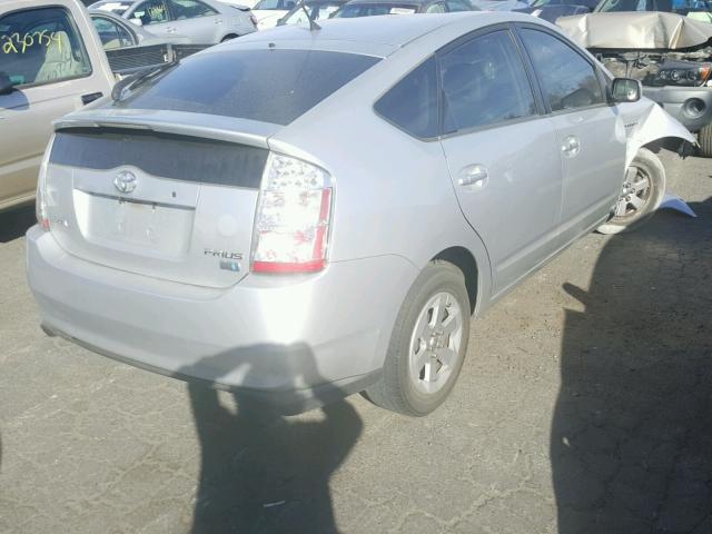 JTDKB20U677569096 - 2007 TOYOTA PRIUS SILVER photo 4