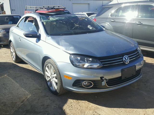 WVWBW7AH0CV015349 - 2012 VOLKSWAGEN EOS KOMFOR ლურჯი ფოტო 1