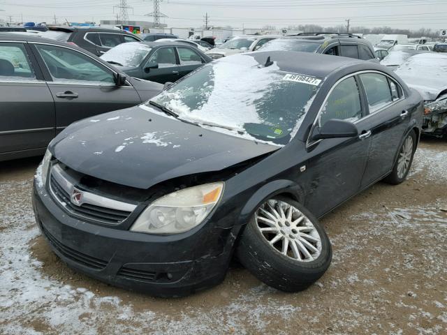 1G8ZX57789F207467 - 2009 SATURN AURA XR BLACK photo 2