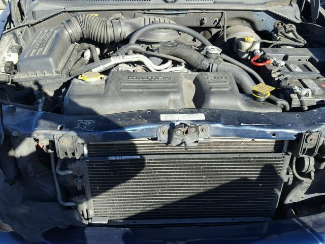 1B4HS28Z31F501570 - 2001 DODGE DURANGO BLUE photo 7