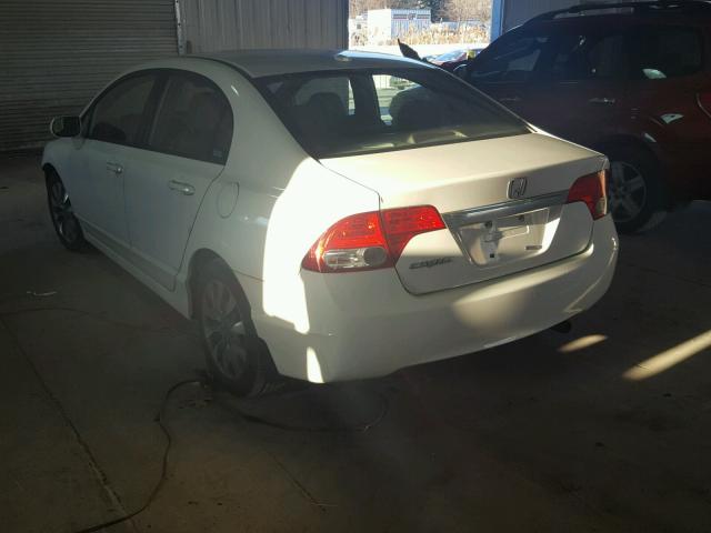 2HGFA16939H525230 - 2009 HONDA CIVIC EXL Ağ foto 3