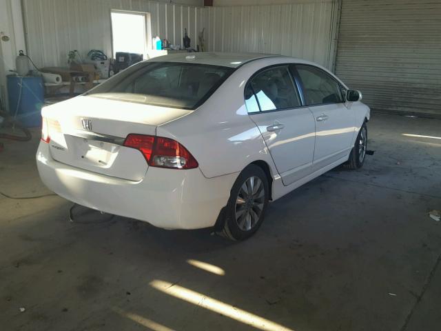 2HGFA16939H525230 - 2009 HONDA CIVIC EXL Ağ foto 4