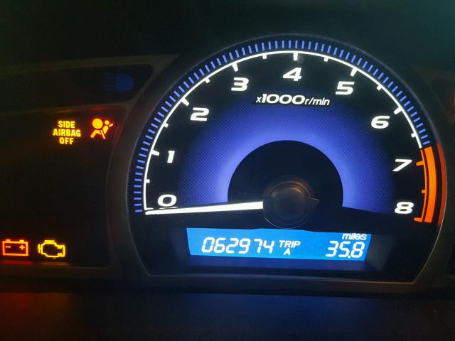 2HGFA16939H525230 - 2009 HONDA CIVIC EXL Ağ foto 8