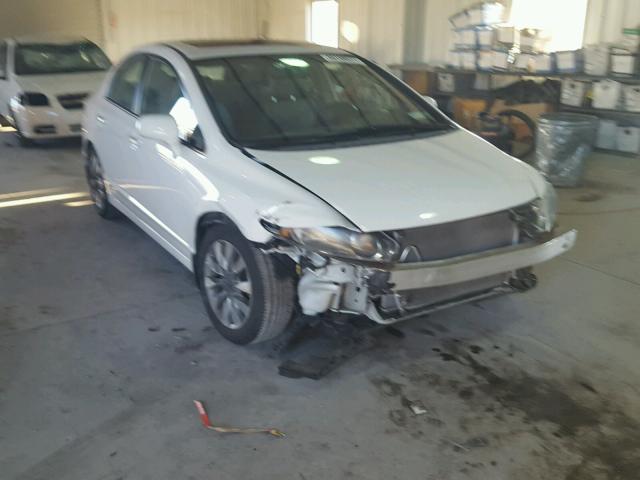 2HGFA16939H525230 - 2009 HONDA CIVIC EXL WHITE photo 9