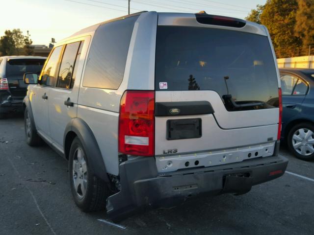 SALAD24466A401307 - 2006 LAND ROVER LR3 SE SILVER photo 3