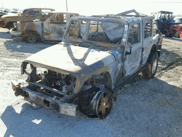 1J8GA69138L626073 - 2008 JEEP WRANGLER U BURN photo 2