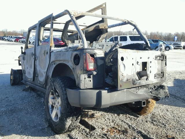 1J8GA69138L626073 - 2008 JEEP WRANGLER U BURN photo 3