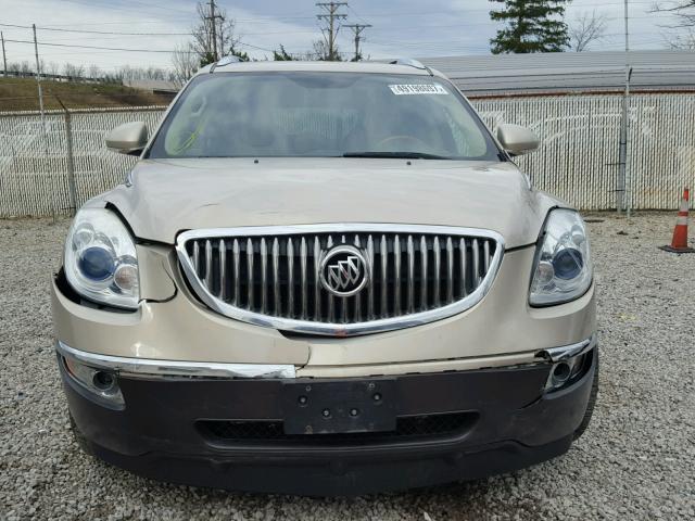 5GAKVBED3BJ348097 - 2011 BUICK ENCLAVE CX TAN photo 9