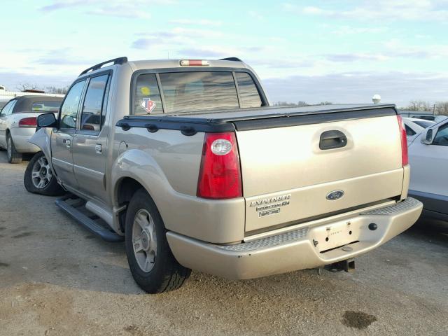 1FMZU67K64UB80049 - 2004 FORD EXPLORER S TAN photo 3