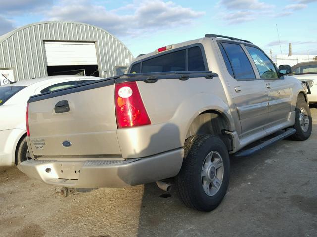 1FMZU67K64UB80049 - 2004 FORD EXPLORER S TAN photo 4