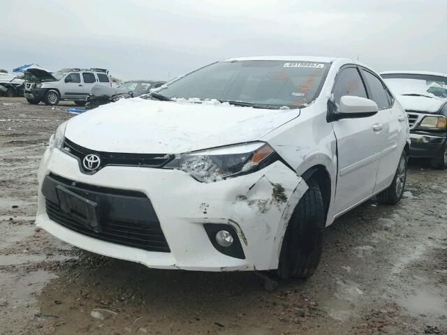 5YFBURHE7EP044995 - 2014 TOYOTA COROLLA L WHITE photo 2