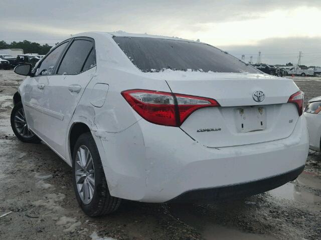 5YFBURHE7EP044995 - 2014 TOYOTA COROLLA L WHITE photo 3