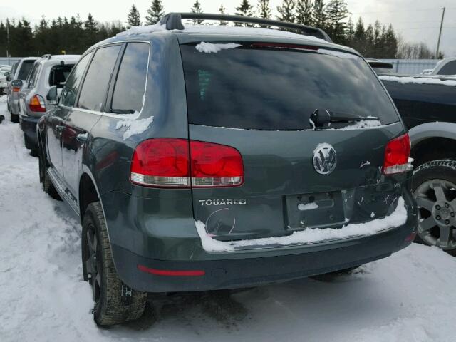 WVGBG67L65D044801 - 2005 VOLKSWAGEN TOUAREG 3. GREEN photo 3