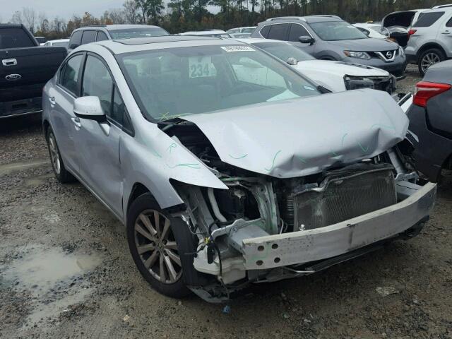 19XFB2F81CE368115 - 2012 HONDA CIVIC EX SILVER photo 1