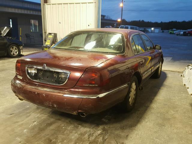 1LNHM97V6YY767518 - 2000 LINCOLN CONTINENTA MAROON photo 4