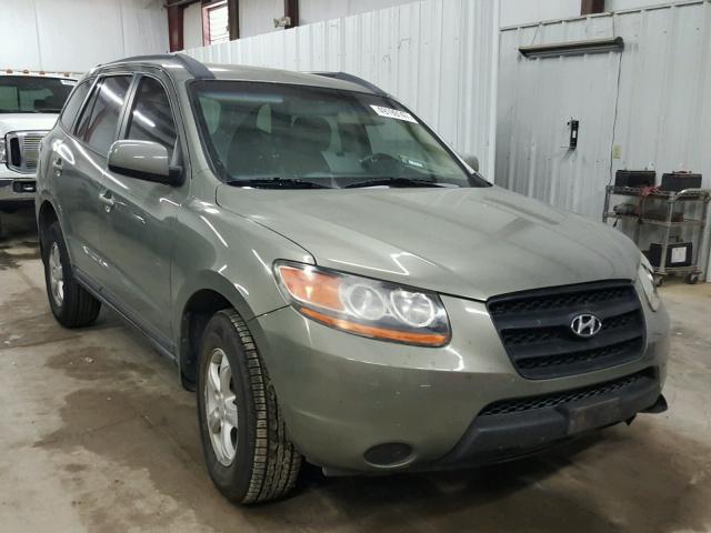 5NMSG13D48H203333 - 2008 HYUNDAI SANTA FE G GREEN photo 1