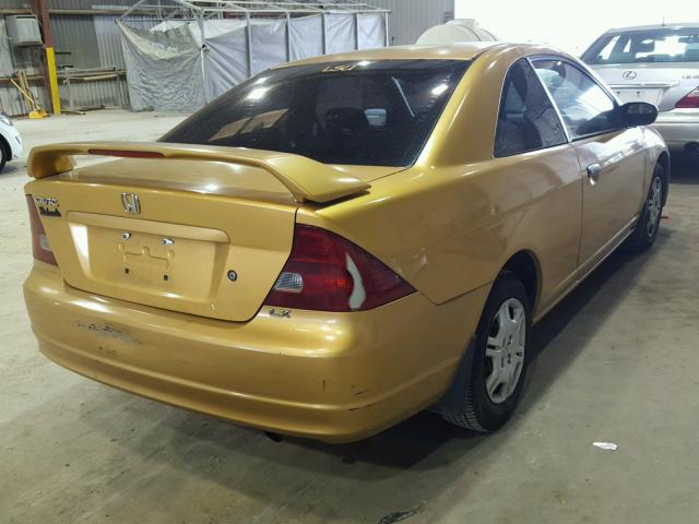 1HGEM22501L020524 - 2001 HONDA CIVIC LX GOLD photo 4