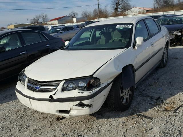 2G1WF52EX49449284 - 2004 CHEVROLET IMPALA WHITE photo 2