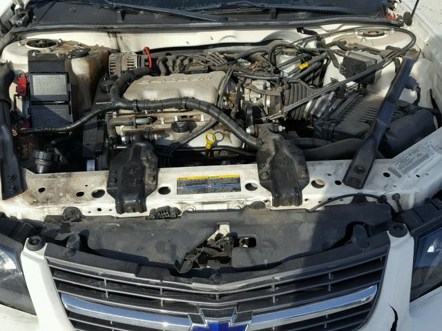 2G1WF52EX49449284 - 2004 CHEVROLET IMPALA WHITE photo 7