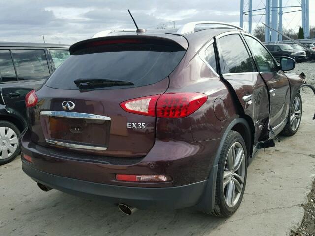 JN1AJ0HRXCM453031 - 2012 INFINITI EX35 BASE PURPLE photo 4
