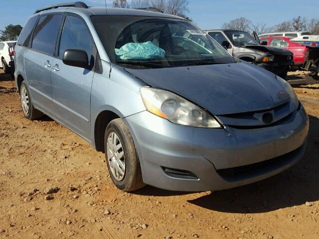 5TDZK23C98S105194 - 2008 TOYOTA SIENNA CE SILVER photo 1